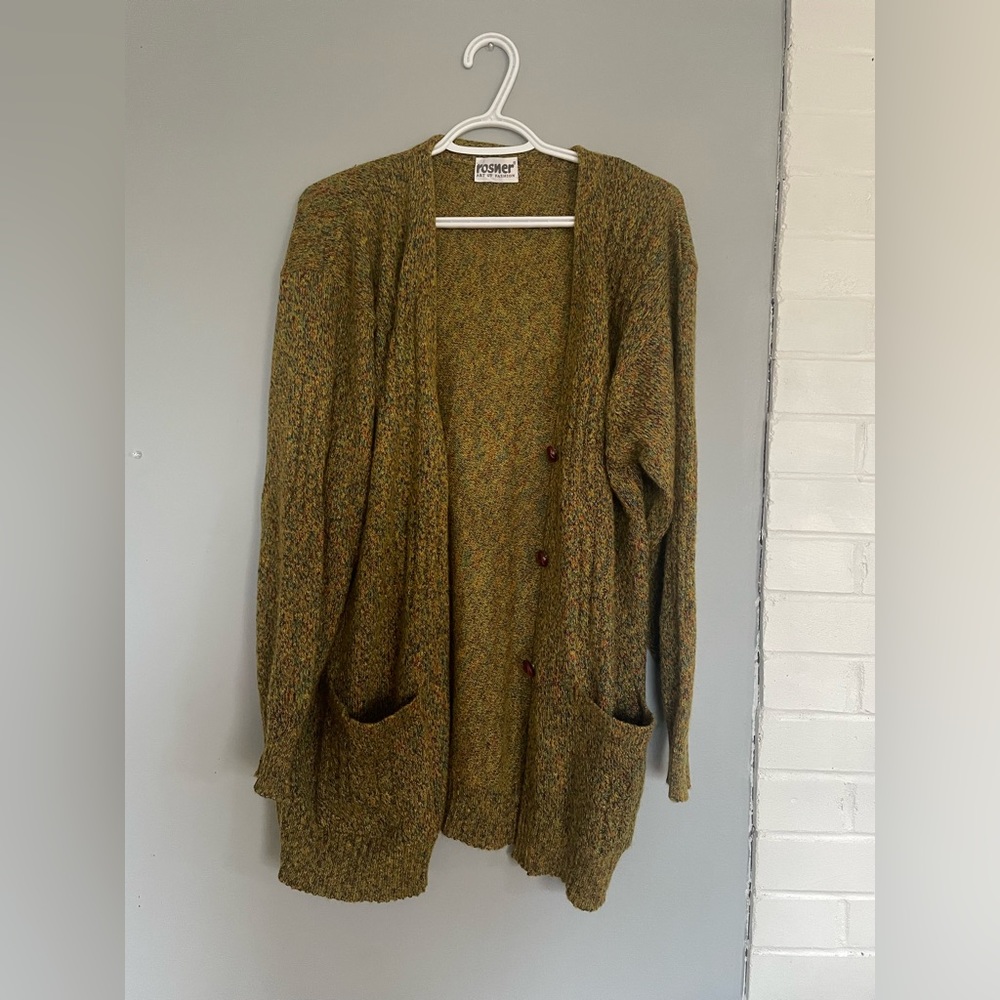 Vintage Green Cardigan